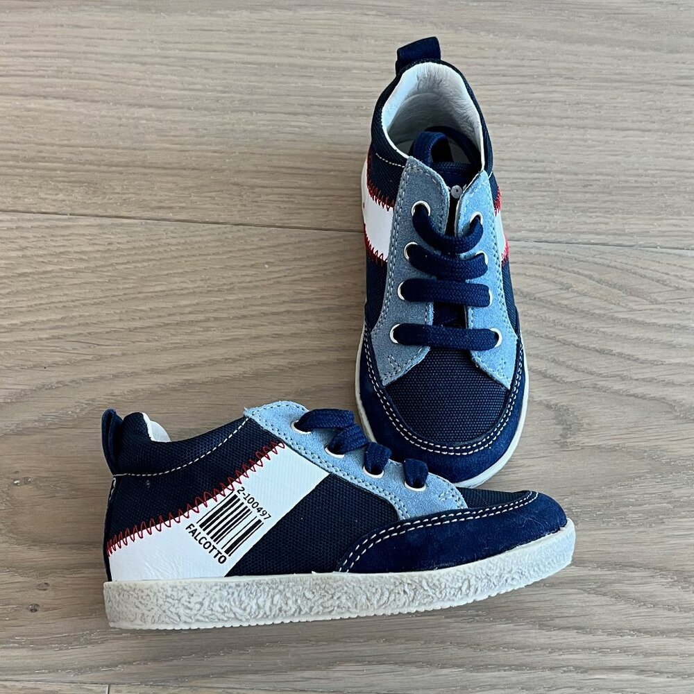 Falcotto Toddler Lace Up Sneakers size 6 NWOT